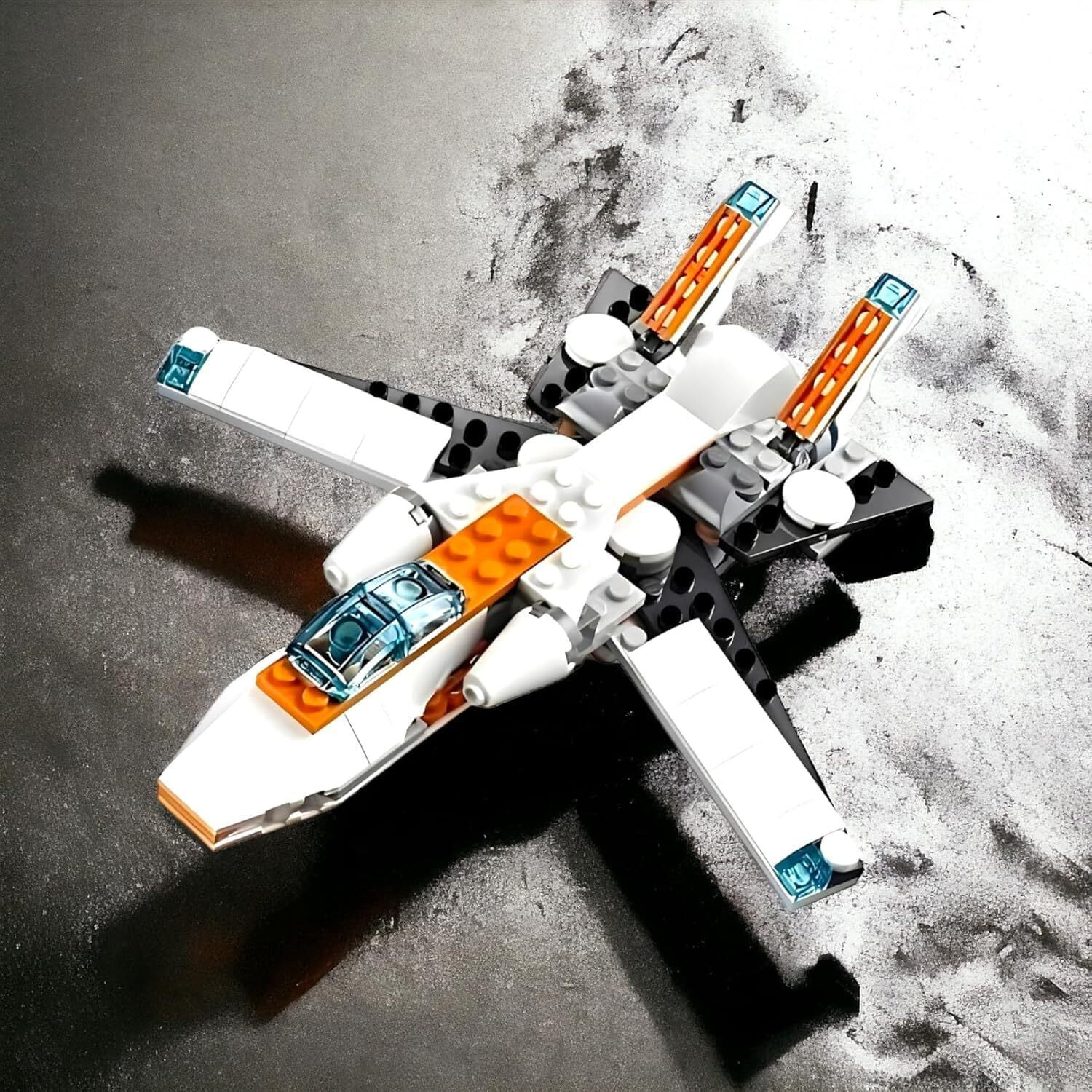 Galaxy Hi-Tech 3 In 1 Architect Brick Toys 237+ Pieces Building Block - Space Astronaut Theme Blocks And Bricks - Robot, Car, Aircraft Educational Engineering Construction Learning Toy For Kids
