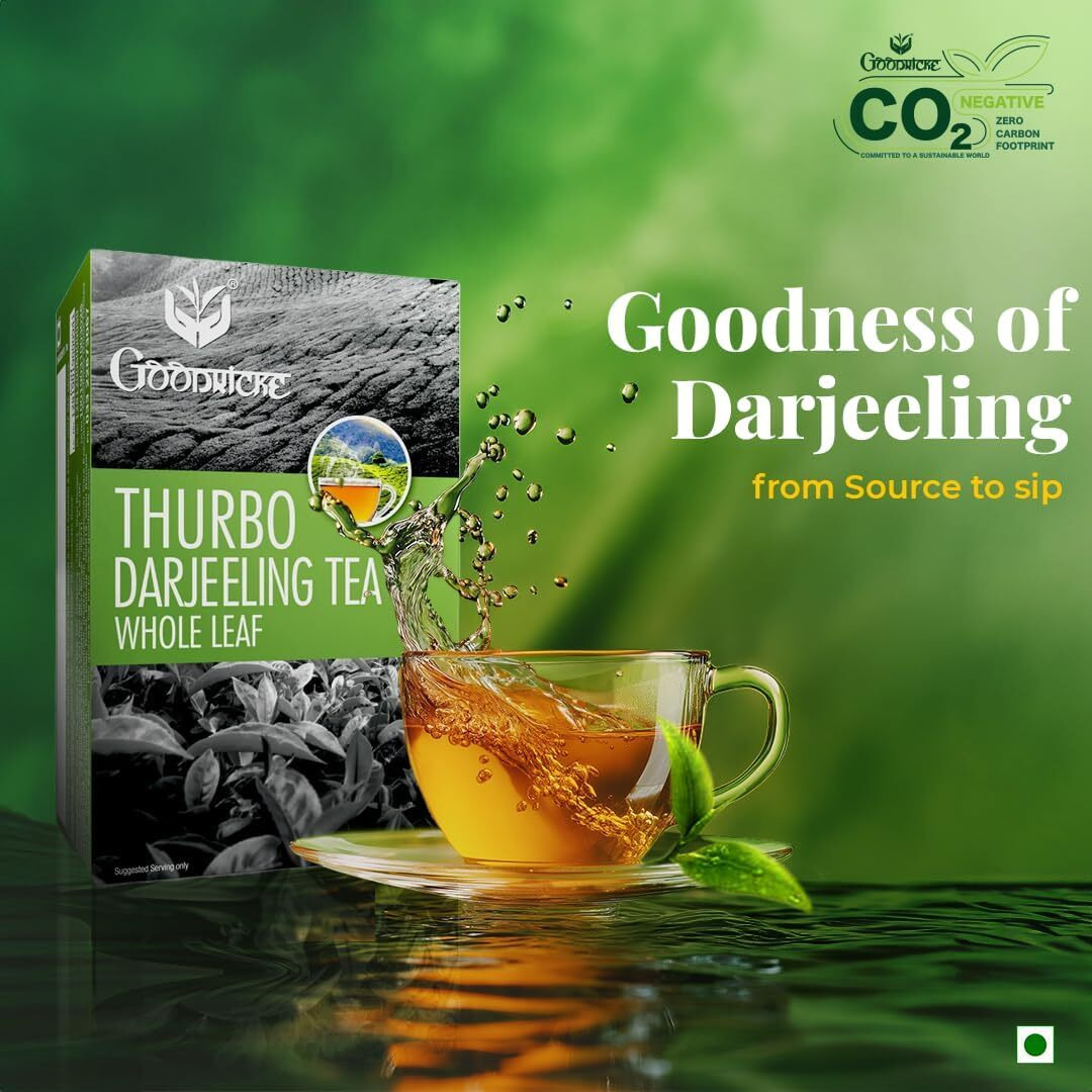 Goodricke Combo Pack - Thurbo Darjeeling & Supercup Gold Tea - 250Gm Each (Pack Of 2) | 100% Pure & Original Single Estate Whole Leaf Tea | Premium Assam & Darjeeling Loose Tea Leaves With Rich Taste