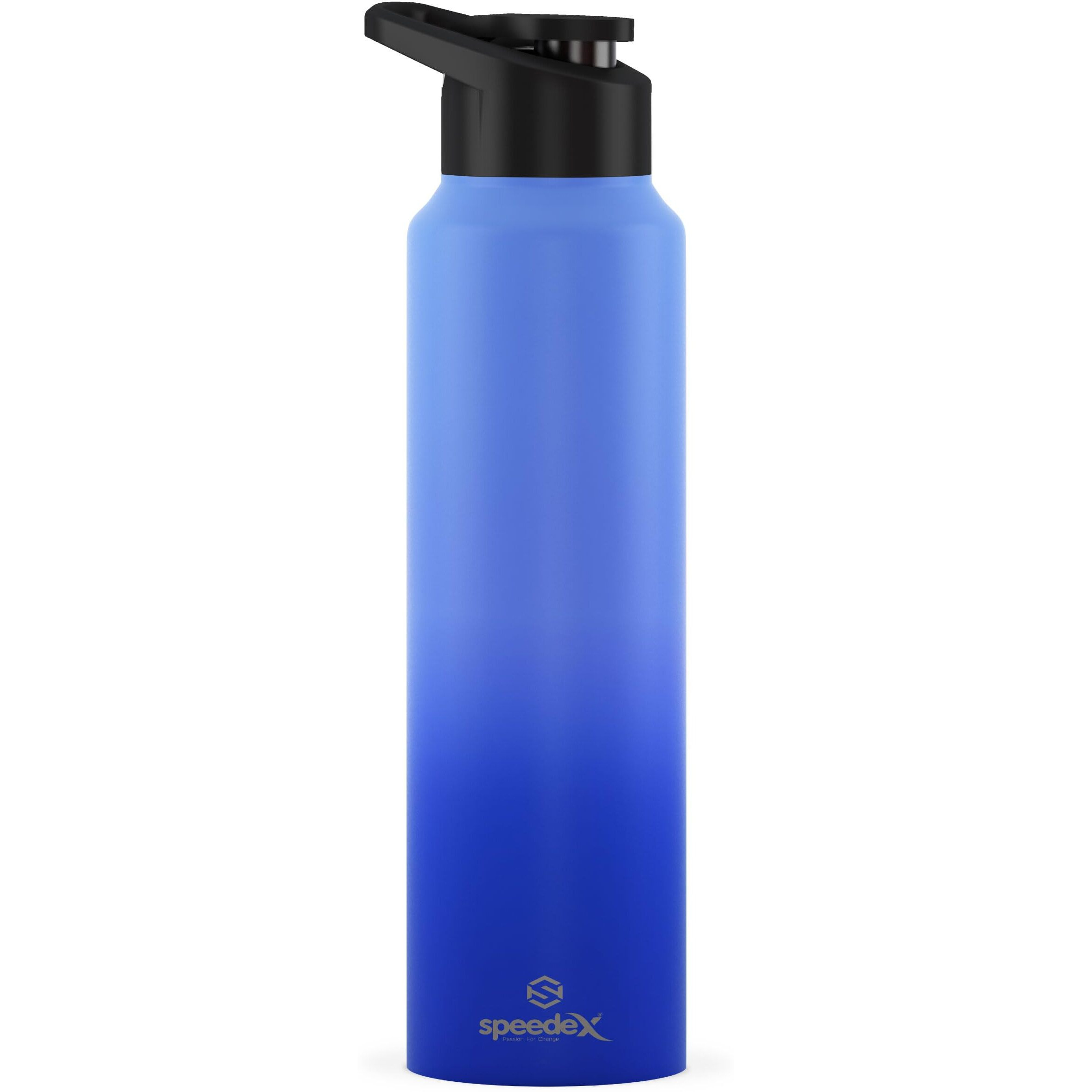 Speedex Stainless Steel Water Bottle 1 Litre, Leakproof Sipper Cap 1 Ltr, Dual Blue Blue, Bottles 1+ Litre For School, Gym, Office, Boys, Girls, Men, Women, Kids 1Ltr - 1000 Ml - Set Of 3