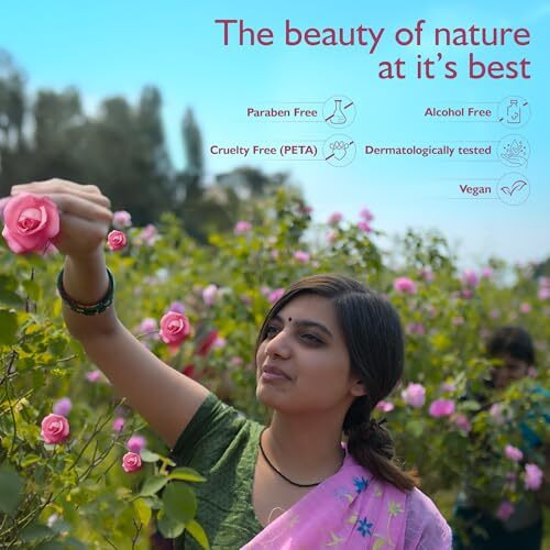 Dabur Gulabari Premium Rose Water/Face Toner - 400Ml | No Paraben | Alcohol Free | Cleanses, Hydrates & Moisturises Skin | Balances & Restores Skin's Ph Levels | For All Skin Types