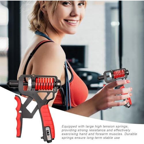 Adtala Weight Adjustable Hand Grip Strengthener, Hand Gripper With Counter For Men & Women For Workout Hand Exercise Heavy Strength Training Equipment For Forearm Exercise, Finger Exerciser (Multi-Color, 100 Kgs)