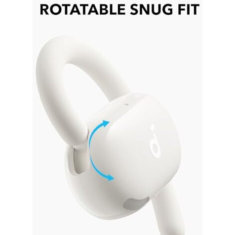 Soundcore V20I By Anker Open-Ear Headphones, Adjustable Ear Hooks, Ultra-Comfort, Snug Fit, Powerful Sound, Clear Calls, Ip55, Led Lights, 36H Playtime, Bluetooth 5.4 Earbuds, Multipoint Connection