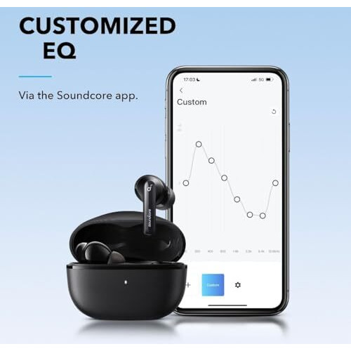 Soundcore Life Note 3I Noise Cancelling Earbuds, Patented Hybrid Multi-Mode Anc, Tws With 40H Playtime, 6 Mics For Clear Calls, Low Latency, Ipx5 Waterproof, 22 Preset Eqs Via App, Black