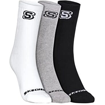 Skechers Cotton Men Short Socks S20033Id-Wbgy L, Multicolour