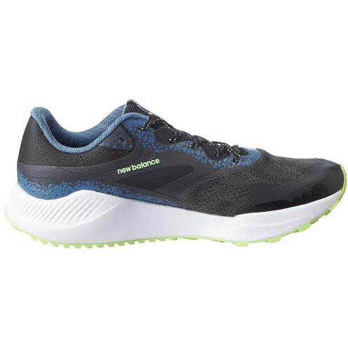 New Balance Mens Nitrel Running Shoes, Black Midnight Green Glow, 9 Uk