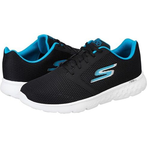 Skechers Mens Go Run 400 Black/Blue Running Shoe - 9 Uk (10 Us) (894170Id-Bkbl)