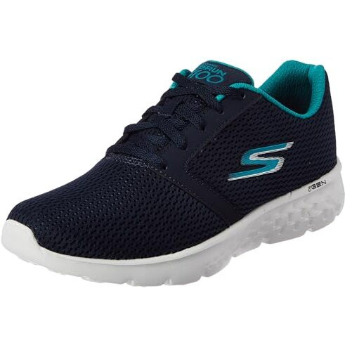 Skechers Womens Go Run 400 Navy/Teal Running Shoe - 5 Uk (8 Us) (896163Id-Nvtl)