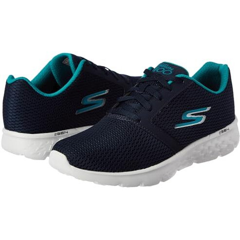Skechers Womens Go Run 400 Navy/Teal Running Shoe - 5 Uk (8 Us) (896163Id-Nvtl)