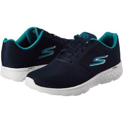 Skechers Womens Go Run 400 Navy/Teal Running Shoe - 5 Uk (8 Us) (896163Id-Nvtl)
