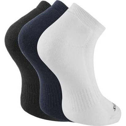 Skechers Regular Cotton 3Pk Mens Half Terry Low Socks Cut-S20069Id-Wbkb, Assorted