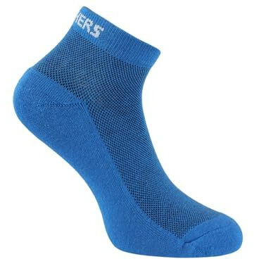 Skechers Cotton 3Pk Mens Half Terry Ankle Length Socks-S20075Id-Wbkb, Assorted