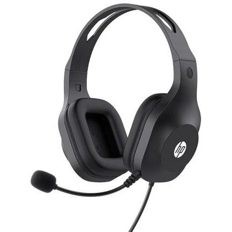 Hp H120 Stereo Usb On Ear Headset, Plug-And-Play Usb-A, Built-In Noise-Canceling Mic, Adjustable Head Strap, Padded Ear Cushions, 360-Degree Bendable Mic, 1-Year Limited Warranty, Black, 9Z4V9Aa