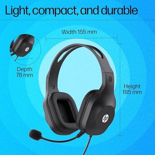 Hp H120 Stereo Usb On Ear Headset, Plug-And-Play Usb-A, Built-In Noise-Canceling Mic, Adjustable Head Strap, Padded Ear Cushions, 360-Degree Bendable Mic, 1-Year Limited Warranty, Black, 9Z4V9Aa
