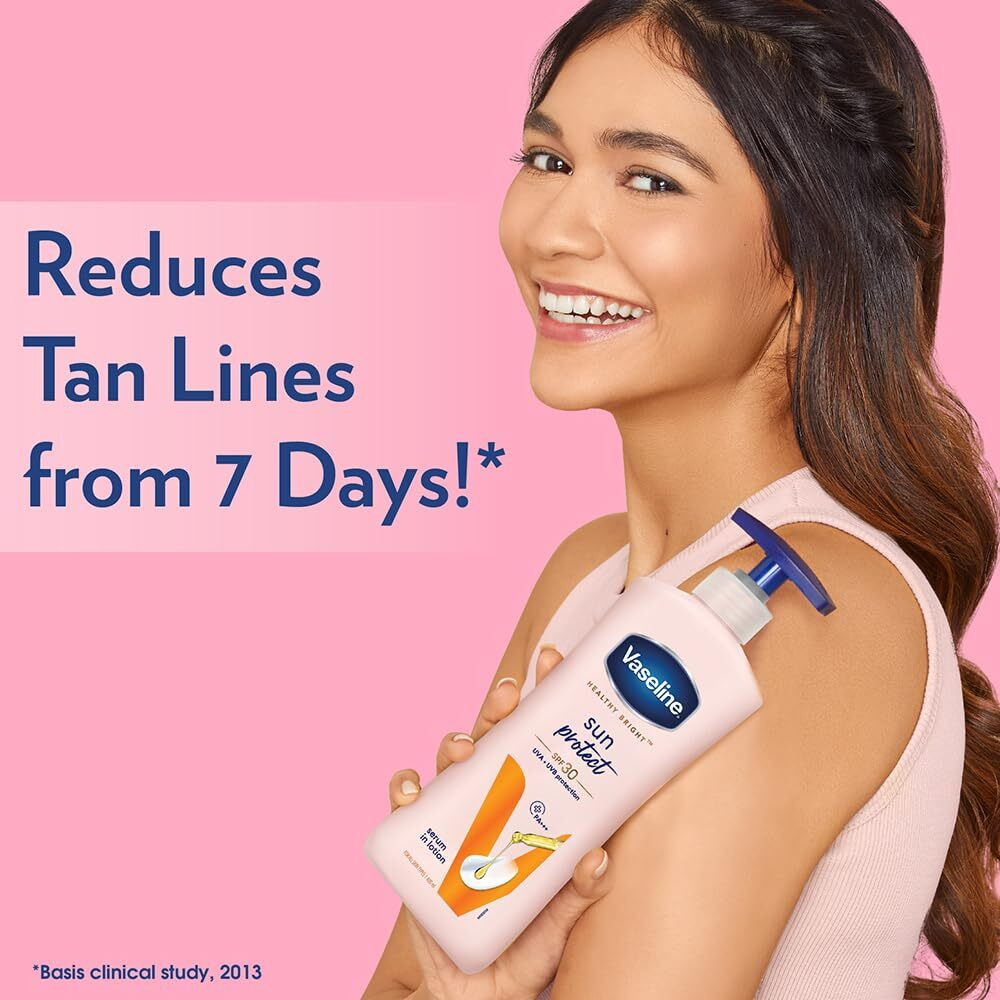 Vaseline Sun + Pollution Protection Spf 30 Body Lotion, Upto 30X Sun Protection, 100 Ml