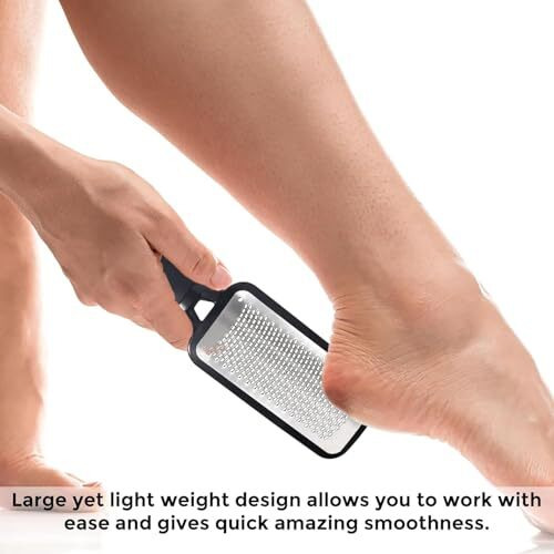 Foot File And Callus Remover - Metal Tool To Remove Dry Skin - Salon Style Dead Skin Remover For Wet And Dry Feet - Professional Foot File And Callus Remover Pedicure Kit