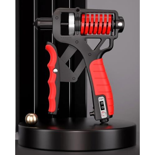 Vihax Counter 5Kg To 165Kg Weight Adjustable Professional Counter Hand Gripper For Men & Women Counter Hand Grip Finger Exerciser Power Gripper