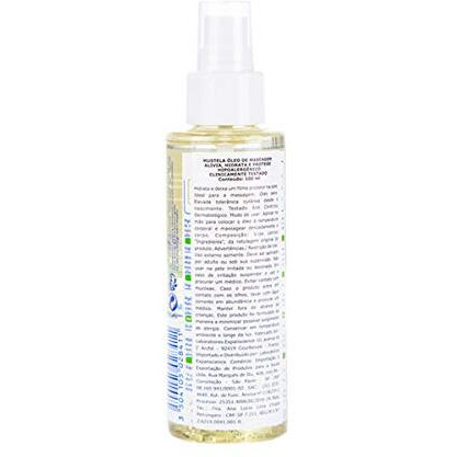 Mustela Baby Massage Oil - 100Ml | Nourishing & Relaxing Massage Oil For Delicate Baby Skin | Clinically Tested, Hypoallergenic & Paraben-Free | Gentle Care For Sensitive Skin