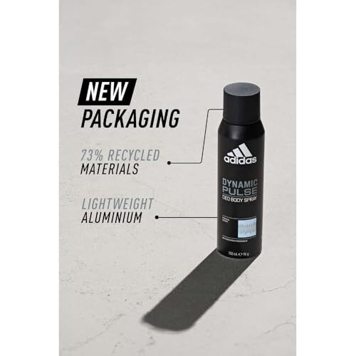 Adidas Dynamic Pulse Body Spray For Men - Clean Aromatic Fragrance - 150 Ml