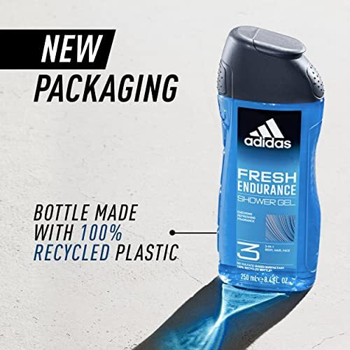 Adidas Fresh Endurance 3-In-1 Shower Gel For Men - 400Ml