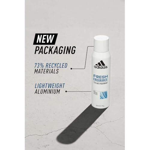 Adidas Fresh Endurance 72H Anti-Perspirant Spray For Men - Floral Watery Fragrance - 150 Ml