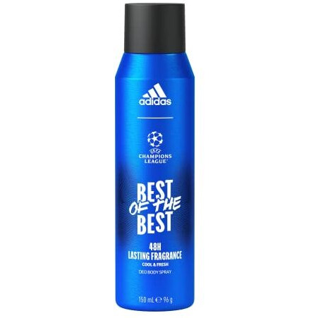 Adidas Uefa Best Of The Best Deo Spray For Men - Aromatic Fragrance - 150 Ml