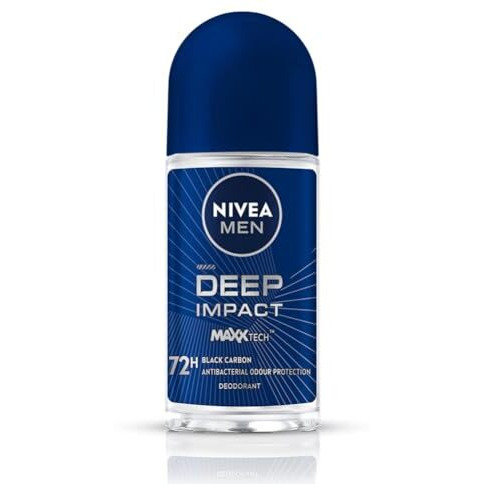 Nivea Men Deep Impact Freshness Deodorant Roll-On - For Men, 50Ml