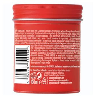 Schwarzkopf Professional Osis+ Thrill Elastic Clay Hair Styling Fibre Gum I Enhances Defination And Shine I Easy To Apply And Wash I Vegan | Tames Frizz And Fly Aways | 100 Ml