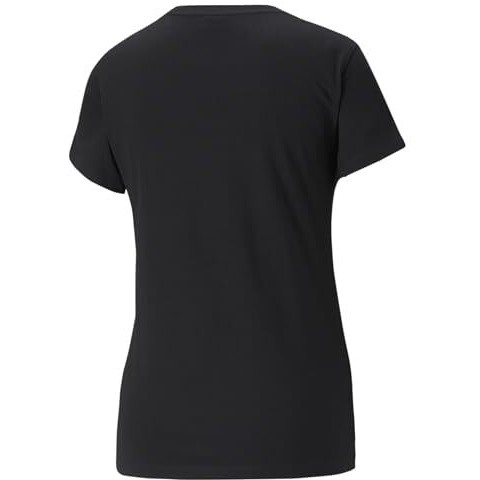 Puma Cotton Women's Printed Regular T-Shirt (53007601_Black L)