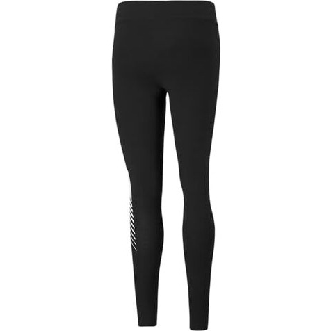 Puma Women's Fitted Mid Rise Leggings (58687501_Black_Large)