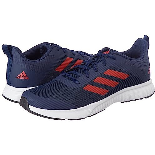 Adidas Men Mesh Racard M Running Shoe Conavy/Vivred (Uk-8)