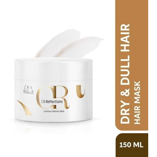 Wella Professionals Oil Reflections Luminous Reboost Hair Mask For Smoothening Hair | 150 Ml | Moisturizing, Hydrating Hair Treatment | With Camellia Oil & White Tea Extracts