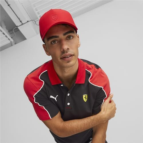 Puma Unisex-Kid Cap (2473001_Rosso Corsa_7 Years-15 Years)
