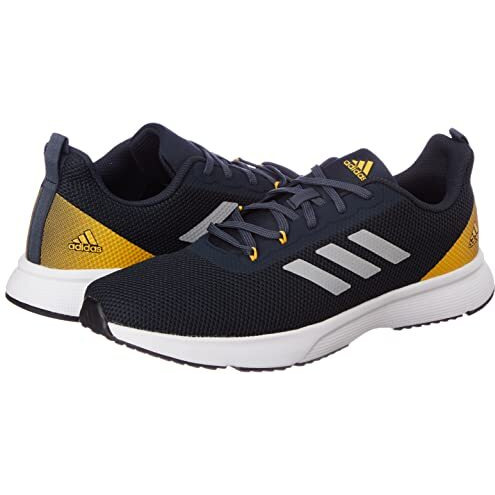 Adidas Men's Synthetic Glowrun Reflective M Running Shoe Teconi/Stone/Actgol (Uk-9), Grey
