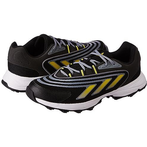 Adidas Mens Aztor Trailex Black/Mlead/Impyel Running Shoe - 8 Uk (Iq8785)