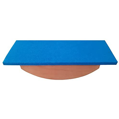 Tycoon Physio Solutions Wooden Balance Board Foot Rocker Leg Exerciser Occupational Physio Therapy,Simply Fit Board & Kids Balance Board (55 * 20 * 12Cm)