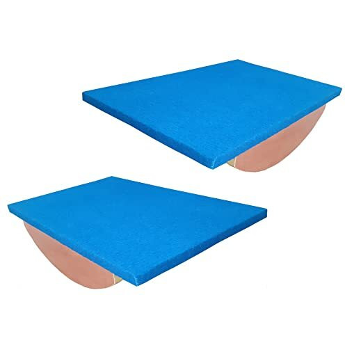Tycoon Physio Solutions Wooden Balance Board Foot Rocker Leg Exerciser Occupational Physio Therapy,Simply Fit Board & Kids Balance Board (55 * 20 * 12Cm)
