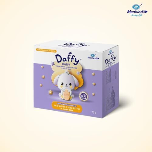 Daffy Mankind Cleansing And Moisturising Syndet Bar 300 Gm- Pack Of 4