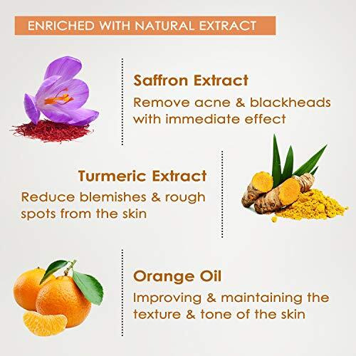 Nutriglow Gold Kesar Facial Kit (250Gm + 10Ml) With Bleach Cream (43Gm) & Face Wash (65Ml), All Skin Types (Pack Of 3)