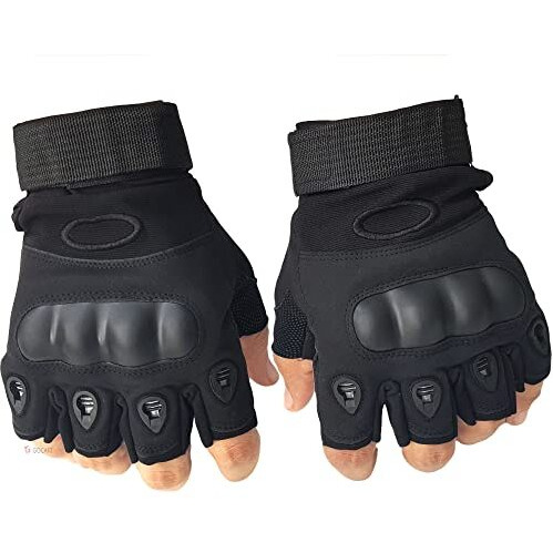 Gocart With G Logo Tactical Gloves For Men, Hard Shell Knuckle Protection Motorcycle Gloves For Outdoor Work Riding Shooting Climbing Training (Design-7)