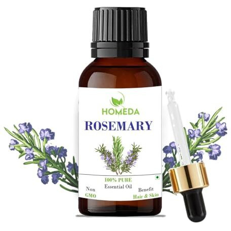 Homeda Rosemary Essential Oil For Hair Growth (15 Ml) Pure Rosemerry Oil, Skin And Body, Rosemarry Essential, Rose Mary