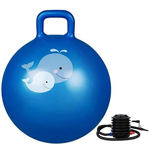 Yagviz Kids Jumping Hopping | Rubber Hop Ball For Kids Ages 3-6 Year | Inflatable Sit And Bounce Rubber Hop Ball For Kids(65Cm)