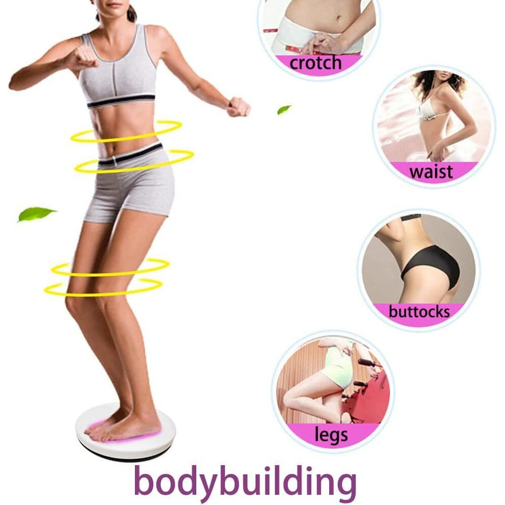 Ab Sales Twist Waist Torsion Disc Board - Rotating Balance Board For Abs, Hips & Thighs - Reflexology Magnets For Fitness & Blood Circulation - Aerobic Exercise Equipment, Purple
