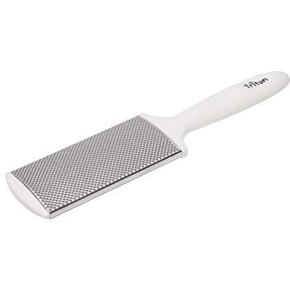Triton Professional Dual Sided Foot Scrubber,Filer With Steel And Emery Pad. Hard N Dead Skin Callus Remover, Pedicure Foot Scraper For Men N Women