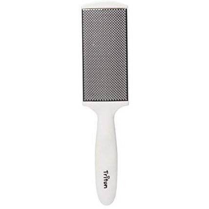 Triton Professional Dual Sided Foot Scrubber,Filer With Steel And Emery Pad. Hard N Dead Skin Callus Remover, Pedicure Foot Scraper For Men N Women