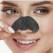 Etsap Blackhead Pore Strips (Pack Of 10) Nose Strips For Black Head Remover,Deep Cleansing Charcoal Strips With Instant Blackhead Removal,Natural Charcoal Pore Cleaner & Minimizer(Pack Of 10)