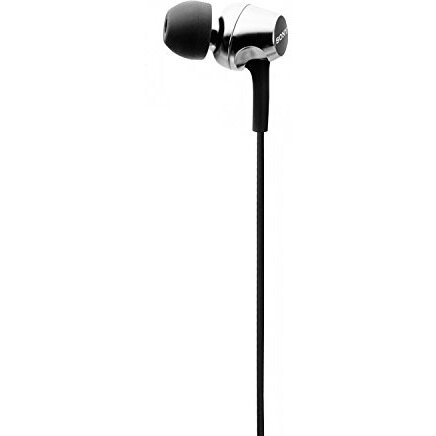Sony Mdr-Ex255Ap Wired In-Ear Headphones With Tangle Free Cable, 3.5Mm Jack, Headset With Mic For Phone Calls And 1 Year Warranty - (Black)