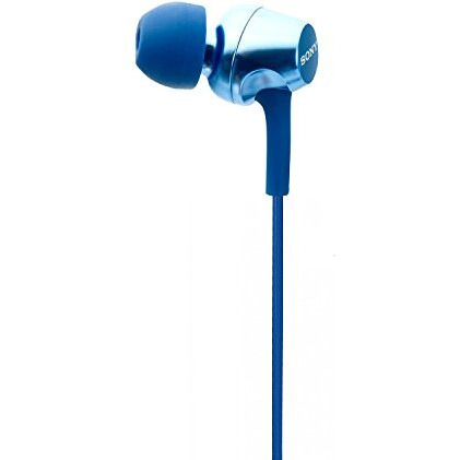 Sony Mdr-Ex255Ap In-Ear Wired Earphones With Mic For Calls, Sound, Comfortable Fit, 12Mm Driver- Blue