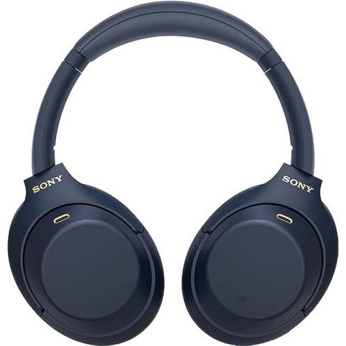 Sony Wh-1000Xm4 Noise Cancellation Wireless Bluetooth Over-Ear Headphones With Mic, Hi-Res Audio, Up To 38Hrs Battery- Blue
