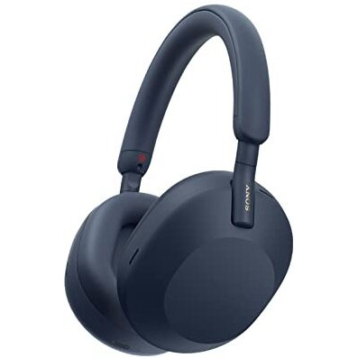 Sony Wh-1000Xm5 Best Active Noise Cancelling Wireless Bluetooth Over Ear Headphones With Mic For Clear Calling,Battery Life 30 Hours-Mid Night Blue