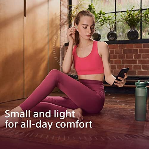 Sony Linkbuds S Wf-Ls900N Noise Cancellation Bluetooth Earbuds, Tws, Hi-Res Audio, Up To 23Hrs Battery-Beige